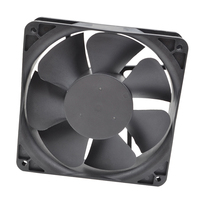 12-48V DC Axiallüfter 120x120x32mm mit Kugel-/Hydrauliklager, Kunststoffblätter, OEM/ODM Luftkühlventilator für NEV-Testgeräte