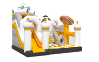 Nouvelle innovation planète combos gonflables sport gonflable parcours du combattant rebond pour les enfants
