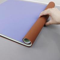 Tapis de bureau en silicone 50x40cm, épaisseur 0,1cm, antidérapant, résistant à la chaleur, réutilisable, portable, écologique, protection de table pour bar à café