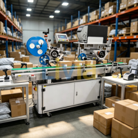 Machine d'étiquetage de sacs à grande vitesse pour les canettes et les bouteilles Ligne d'étiquetage automatique personnalisée pour la production de masse dans l'industrie de l'emballage