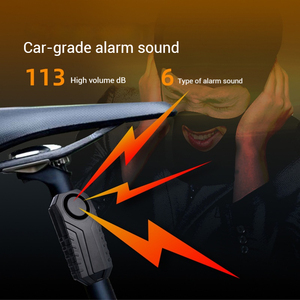 Nhà Máy Giá 113dB Không Dây Chống Trộm Rung Xe Máy Xe Đạp Báo Động Chống Thấm Nước An Ninh Đi Xe Đạp Xe Đạp Báo Động Với Từ Xa - Product Image 5