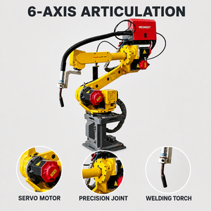 Máquina de <span class=keywords><strong>Soldadura</strong></span> FANUC de <span class=keywords><strong>Segunda</strong></span> <span class=keywords><strong>Mano</strong></span>, 6 Ejes, Carga Útil de 3 kg, Alcance de 1437 mm, <span class=keywords><strong>Robot</strong></span> de <span class=keywords><strong>Soldadura</strong></span> por Arco Rentable, <span class=keywords><strong>Soldadura</strong></span> de Piezas Automotrices, Hecho en Japón - Product Image 4