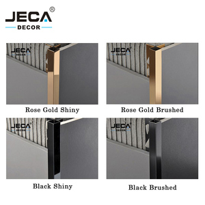 Foshan Factory JECA moderne coperture <span class=keywords><strong>angolari</strong></span> in metallo 304 in <span class=keywords><strong>acciaio</strong></span> inossidabile per piastrelle profili di protezione <span class=keywords><strong>angolari</strong></span> in <span class=keywords><strong>acciaio</strong></span> inossidabile - Product Image 4