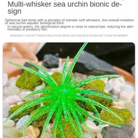 Leurre souple en TPE lumineux en forme d'ormeau - Appât flottant multi-jambes pour la pêche en eau salée, idéal pour le sport et les loisirs
