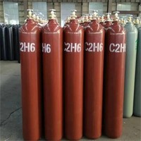 Gaz réfrigérant éthane de haute pureté 99,99 % (3N à 5N) 50L, gaz réfrigérant R170, gaz C2H6, gaz éthane