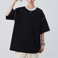 T-shirt décontracté à manches courtes pour homme, livraison rapide, séchage rapide, logo personnalisable, respirant, doux, été, sport, loisirs, polyester