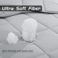 Échantillon gratuit Couette alternative légère en duvet pour couette matelassée toutes saisons avec 8 onglets d'angle Couette en microfibre