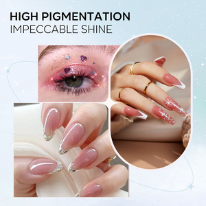 Polvo acrílico con logotipo personalizado para decoración de uñas, polvo de inmersión de diamante, suministros para uñas - Product Image 3