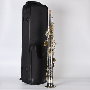 Saxophone soprano en cuivre blanc de haute qualité, professionnel, de haute performance, résistant à la rouille, OEM - Product Image 6