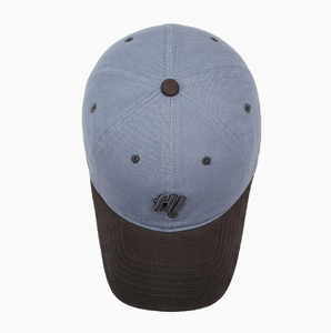 Casquette de baseball bicolore avec broderie, en coton, à visière incurvée, réglable, style Dad Hat, pour hommes et femmes, streetwear décontracté - Product Image 3