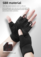 Guantes Deportivos de Medio Dedo para Gimnasio y Fitness, Antideslizantes, Anti-Callos, Transpirables, para Levantamiento de Pesas, Entrenamiento, ODM OEM