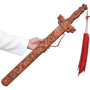 High Quality Handmade Peach <b>Wooden</b> Decoration <b>Sword</b> - Product Image 3