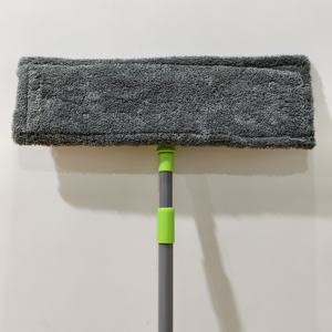Essuie-glace télescopique en <span class=keywords><strong>microfibre</strong></span> avec <span class=keywords><strong>balai</strong></span> à poussière à tête rotative pour le nettoyage des sols. - Product Image 4