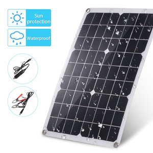Cargador Solar Monocristalino Semiflexible ALECTER APH-P50 de 20W 24V, 21.5% de Eficiencia, para Baterías de 12V de Autocaravanas y Automóviles - Product Image 1