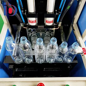 अर्ध स्वचालित पीईटी बोतल खिंचाव झटका मोल्डिंग बनाने बोतल आंधी मशीन