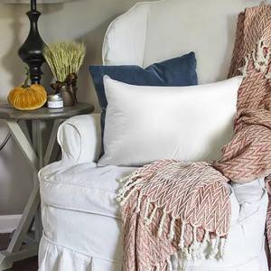 Coussins carrés pour canapé (lot de 2, blanc) 18 <span class=keywords><strong>x</strong></span> 18 pouces, coussins de lit et d'oreiller, coussins décoratifs d'intérieur - Product Image 3