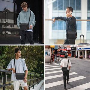 حقيبة ساعي البريد رجالية فاخرة من النايلون، خفيفة الوزن ومقاومة للماء، كبيرة الحجم وتُحمل على كتف واحد، مناسبة لجميع الفصول - Product Image 3