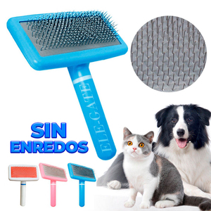 Libere a su compañero peludo de los nudos difíciles con un cepillo de aseo para mascotas fácil de usar, herramienta de eliminación de pelo de plástico PP personalizable - Product Image 1
