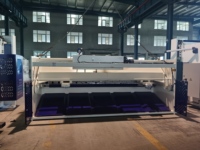 Système CNC E21S, cisaille à poutre oscillante hydraulique 6*4000 pour la découpe de tôles métalliques, personnalisable
