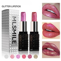 Rouge à lèvres hydratant longue tenue effet mat et scintillant, enrichi en minéraux, fini métallique brillant, 4g, en gros