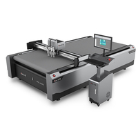 Máquina de Corte CNC de Alta Velocidad con Cuchilla Oscilante para Carteleras Publicitarias, PVC, Acrílico, Vinilo, Pancartas, Cortadora Digital de Cama Plana