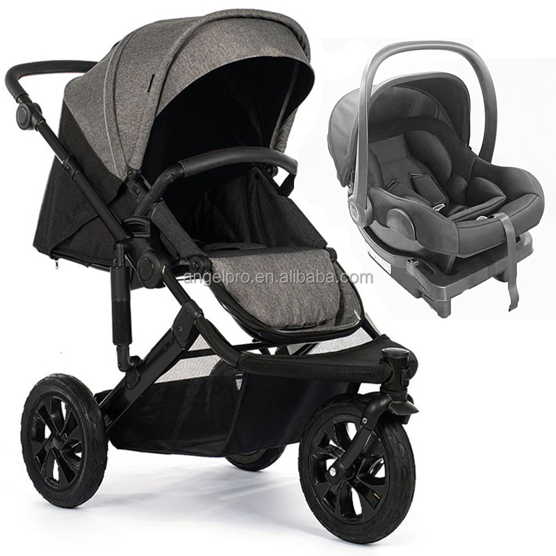 Neues Design hochwertiger luxuriöser leichter Geländewagen einhändig faltbarer 3-Rad-Jogger-Kinderwagen für Kinder