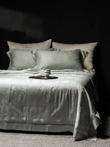 Fodera per cuscino in tencel morbido di alta qualità per camera da letto, traspirante, con motivo jacquard, effetto seta, in offerta speciale. - Product Image 2