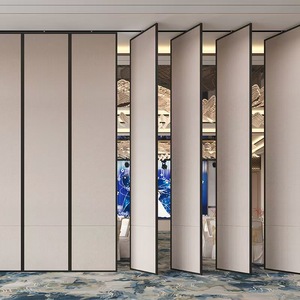 Restoran ve toplantı alanları için çok fonksiyonlu hareketli duvarlarla çalışabilen Modern MDF duvar ve oda bölümü - Product Image 1