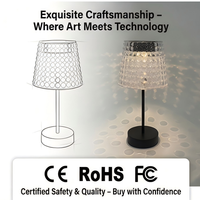 Lampe de table solaire LED d'extérieur au design moderne, lumière blanc chaud, étanche IP44, batterie incluse, certifiée RoHS, pour aménagement paysager et jardin