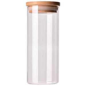 Bocaux de conservation alimentaire en verre borosilicate de 30 ml, 50 ml, 90 ml, hermétiques avec couvercle en liège pour bonbons, riz, maïs, épices, thé, café, assaisonnements - Product Image 1