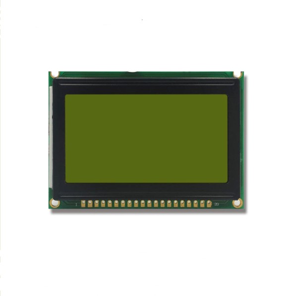 2,7 inch 128*64 Y/G черный на оранжевом IC SBN6400G или совместимый IC 6 часов ЖК-дисплей STN lcd 41