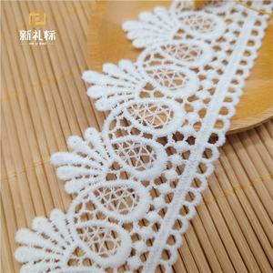 ลูกไม้โพลีเอสเตอร์สำหรับตกแต่งเสื้อผ้าขายส่ง, ลูกไม้หลากสีแบบกว้าง, ลูกไม้ปักคุณภาพสูงพร้อมขาย - Product Image 4