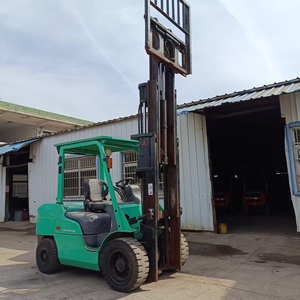 รถยกดีเซลมือสอง 3 ตัน ยี่ห้อมิตซูบิชิ รุ่น FD30NT เสาไฮดรอลิก 3 ท่อน พร้อมชุดเปลี่ยนทิศทางด้านข้าง ยางตัน สภาพดี ราคาถูก - Product Image 6