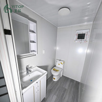 Rumah Kontainer Modular yang Dapat Diperluas, Rumah Prefabrikasi Australia, Pondok Prefab, Rumah Lipat dengan Dapur dan Kamar Mandi 30 kaki