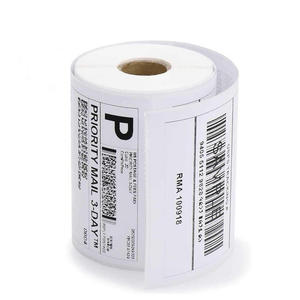 Factory Wholesale 4X6inch Coreless Thermal Shipping <b>Labels</b> Waterproof Adhesive Sticker Strong <b>Packaging</b> <b>Labels</b> - Product Image 2