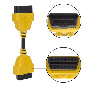 Câble d'extension OBD mâle-femelle 16 broches à <span class=keywords><strong>pinout</strong></span> complet ; Compatible avec l'outil de diagnostic X431, câble adaptateur <span class=keywords><strong>OBD2</strong></span> OLIVER pour voiture - Product Image 4