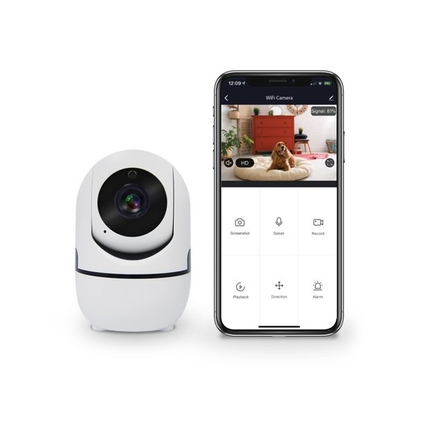 Indoor WIFI Security Surveillance Nanny Pet Camera with Pan and Tilt Controls Motion Detection Two-Way Audio Smart Tracking