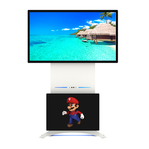 43 inch kỹ thuật số biển thiết bị cảm ứng tầng đứng quảng cáo 360 độ hiển thị xoay ngang kiosk - Product Image 4