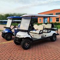 Voiturette de golf électrique TongCai robuste pour chantiers de construction, batterie 72V 150Ah, pneus tout-terrain 4x4, direction à gauche, navigation GPS