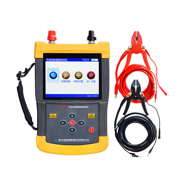 VLUUKE LND-100B Handheld Automatic Loop Resistance Measurement Insulation Resistance Tester 100A High Accuracy IP67 Protection