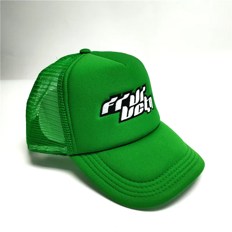 Russia high quality trucker hat 5 panel foam mesh custom Design Sport Gorras Free Sample custom trucker hat with embroidery logo
