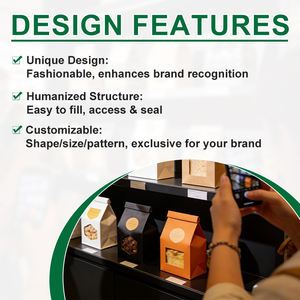 Boîte en papier kraft personnalisée anti-graisse pour poulet frit, frites, hamburgers, pizzas, salades et événements sportifs - Product Image 6