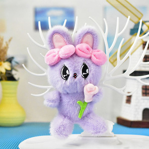 Llavero de Conejo de Peluche Suave, Adorable Muñeco de Peluche, Llavero de Conejita <span class=keywords><strong>Esther</strong></span>, Colgante para Bolso, Encantador Regalo de Cumpleaños para Niñas - Product Image 2