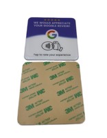 Carte NFC en acrylique 13,56 MHz pour suivre les réseaux sociaux Instagram