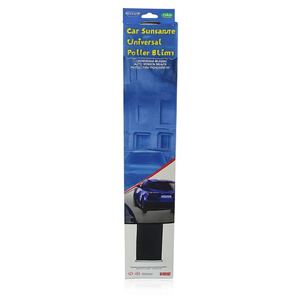 Pare-soleil latéral de voiture en PVC, store enrouleur universel 45x55cm noir, protection pour vitres de voiture - Product Image 2