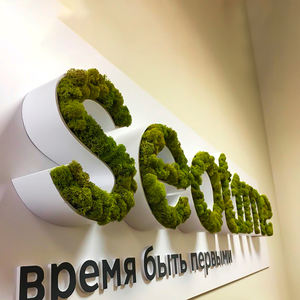 Lc Teken Mos Bedrijfslogo, Mos Custom Logo Teken, Mos Letter, Aangepaste Mos Teken, Kantoor Mos Decor, Aangepaste Mos Letters Logo - Product Image 4