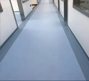 Fabrieksprijs 2Mm Homogene Pvc Vinyl Vloerrol Voor Ziekenhuis/School