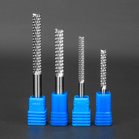 Fraise à maïs allongée HUHAO 3.175 /4/6mm en carbure de tungstène, fraise à maïs en acier, fraises CNC 2074