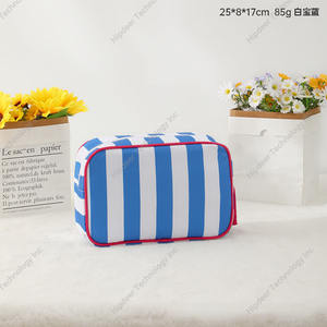 2024 New Arrival Custom Logo Cotton Nylon Soft Light <b>Weight</b> Makeup Cosmetic <b>Bag</b> - Product Image 1
