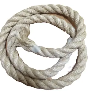 Good performance 100% sisal or 100% jute battle rope hemp rope manila rope direct sale